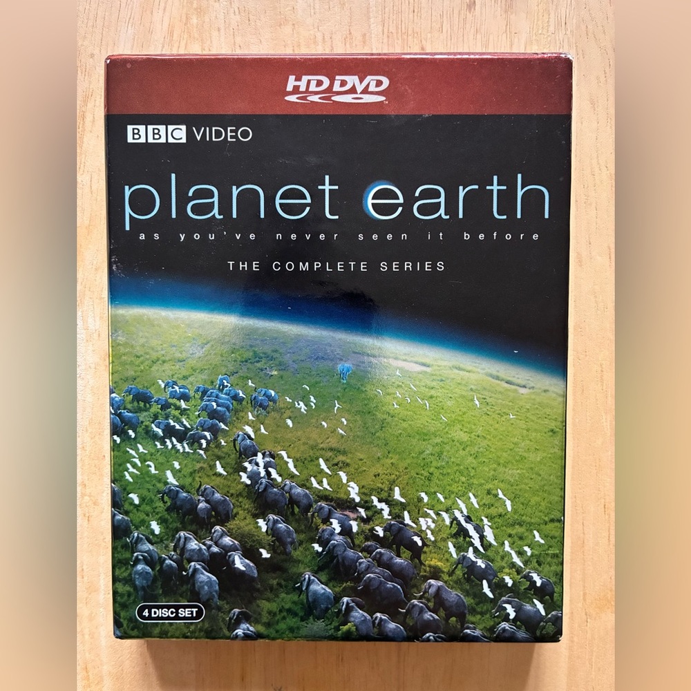 Planet Earth - The Complete Collection (HD DVD, 2007, 4-Disc Set) BBC Video
